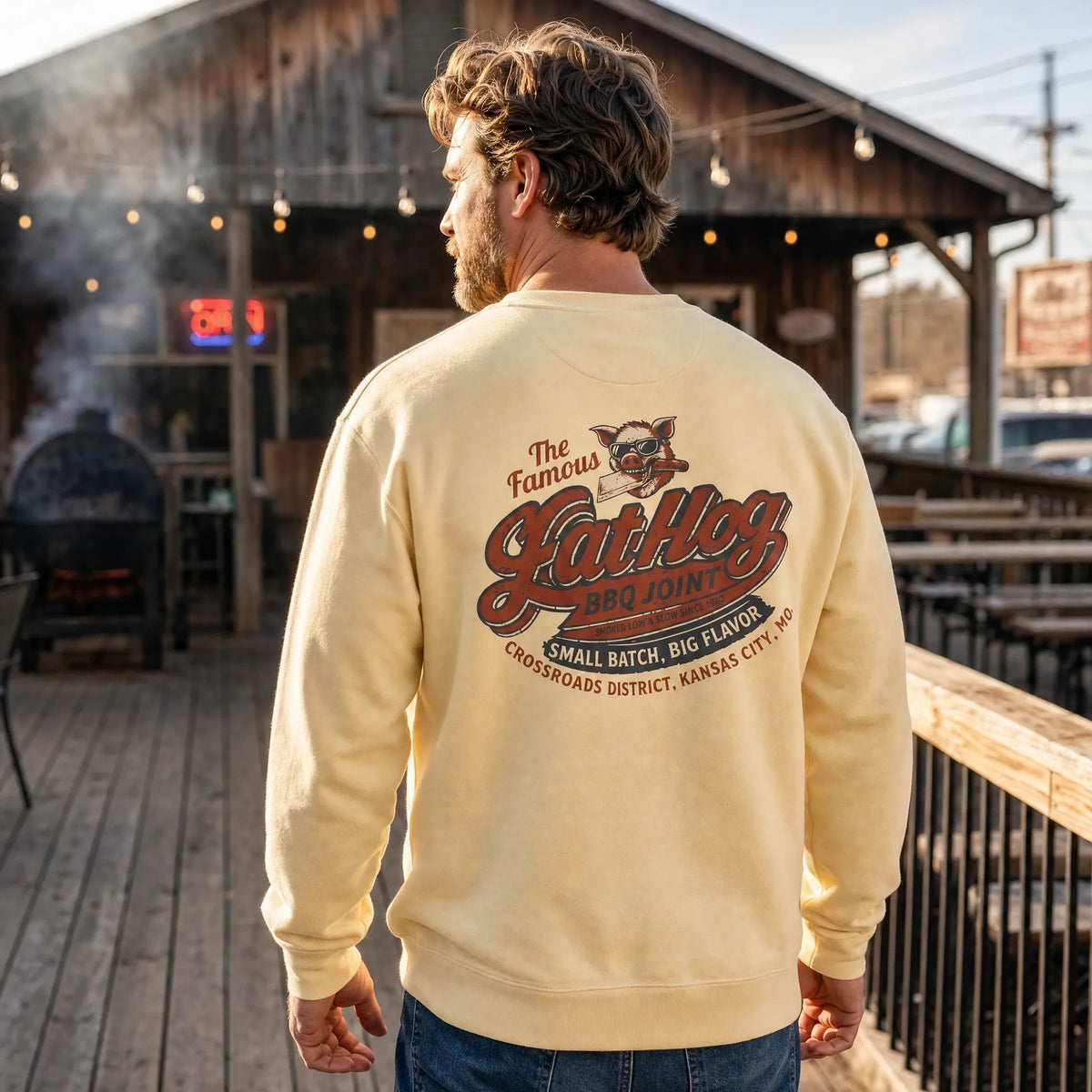 Fat Hog BBQ Joint Crewneck