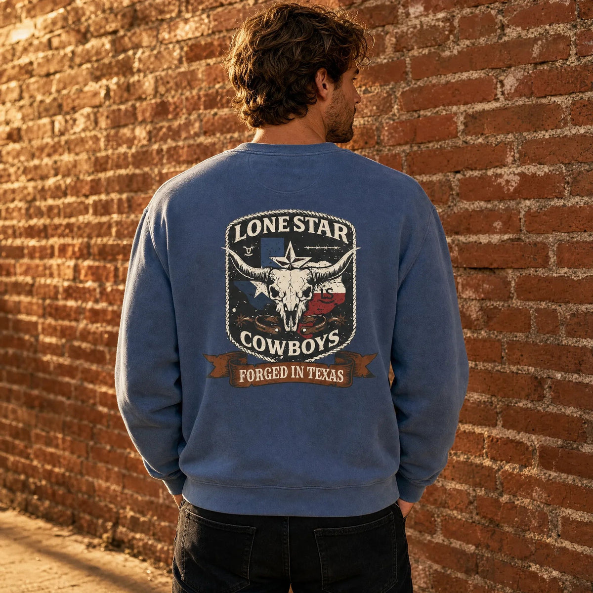 Lone Star Cowboys Crewneck