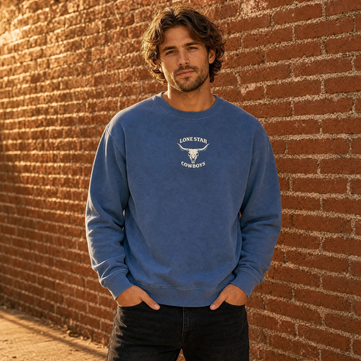 Lone Star Cowboys Crewneck
