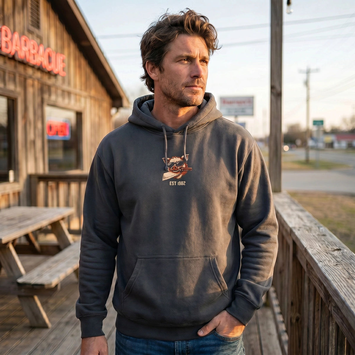 Fat Hog BBQ Joint Hoodie